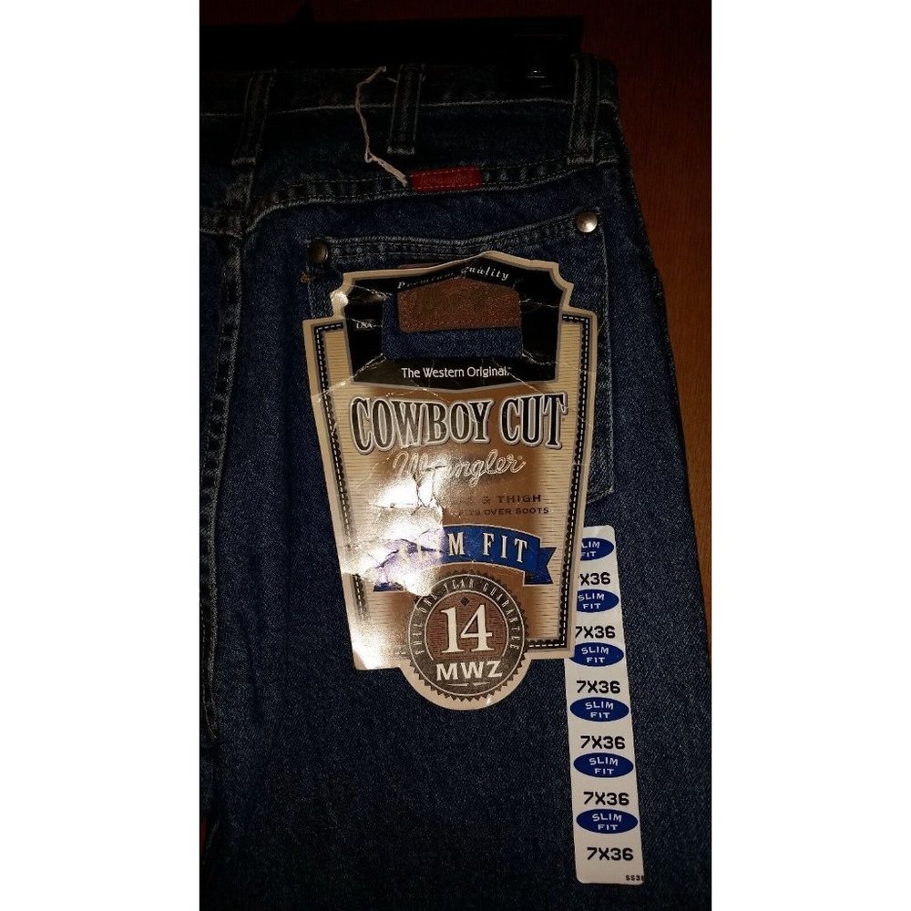 Vintage Wrangler Cowboy Cut Jeans w/Beading - Picture 7 of 9
